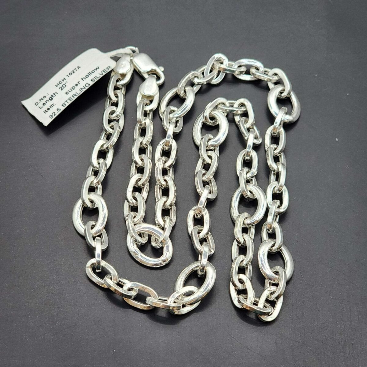 Discover the Elegance of Our Super Hollow Silver 92.5 Chain