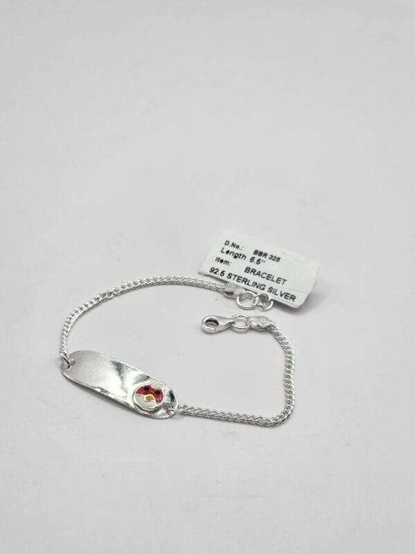 Elegant Sterling Silver Baby Bracelet for Cherished Moments