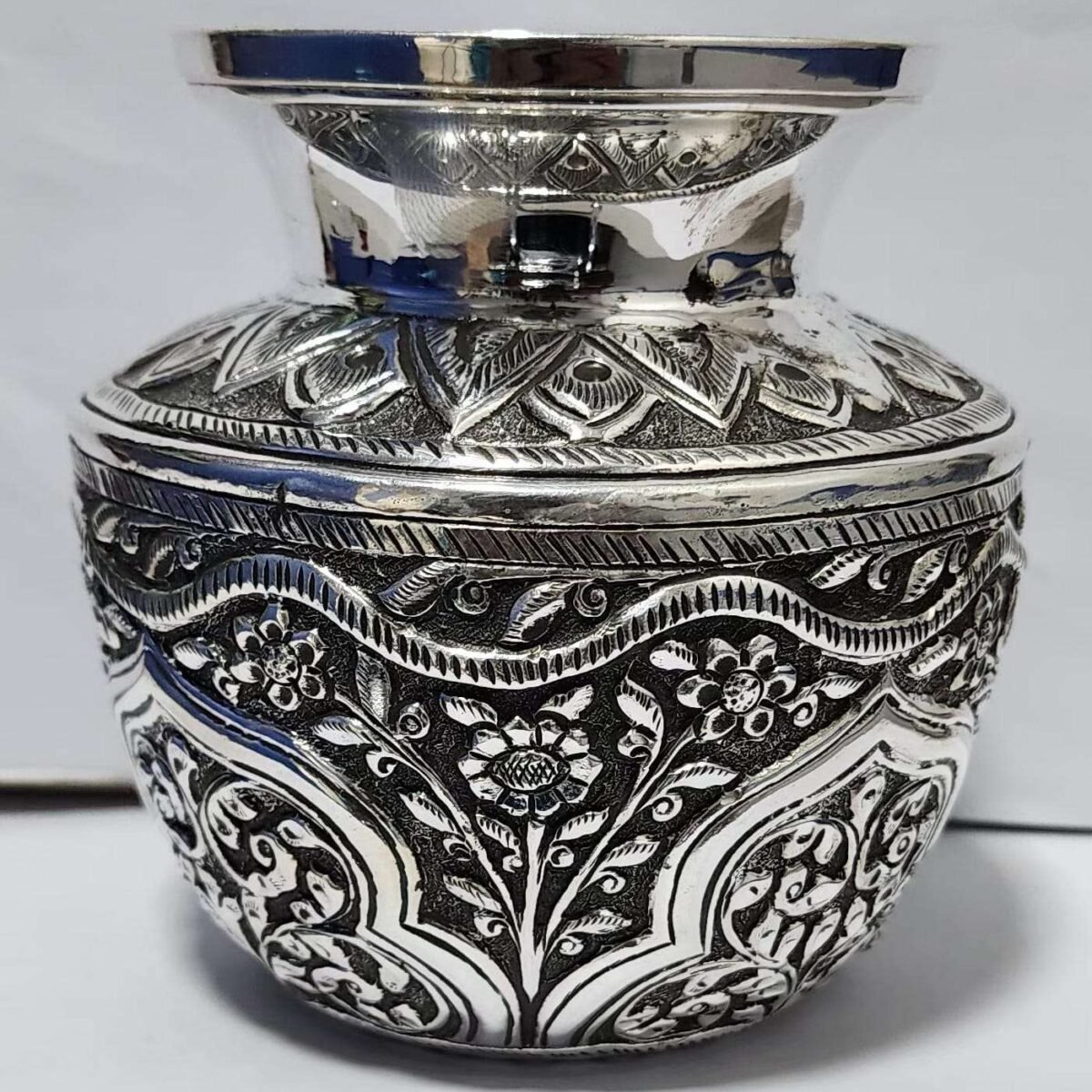 Discover the Elegance of Antique 92.5 Silver Oxidized Chambu