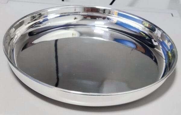 Elegance in Simplicity: The Plain Silver Plate