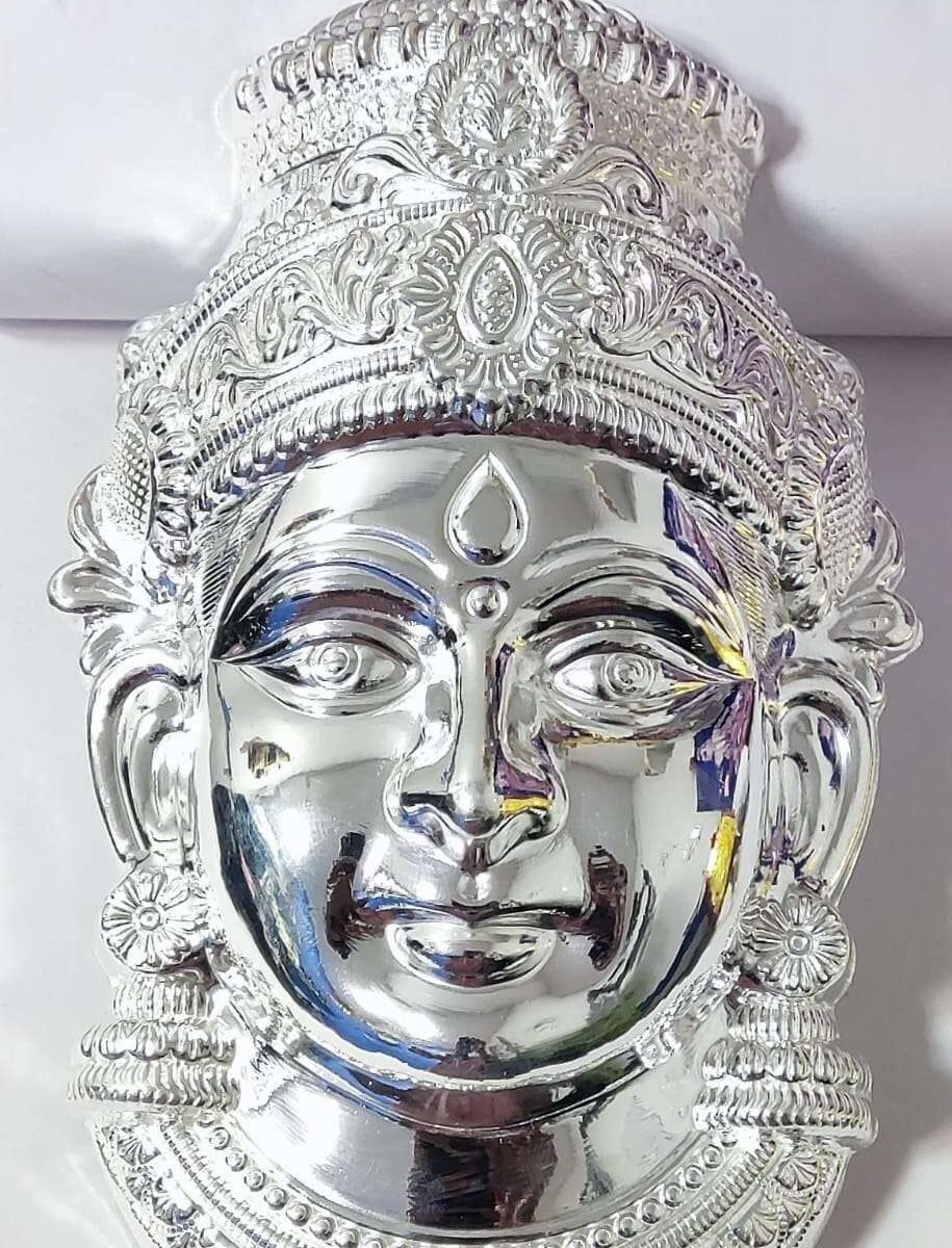 Elevate Your Decor with the Silver Lakshmi Muka