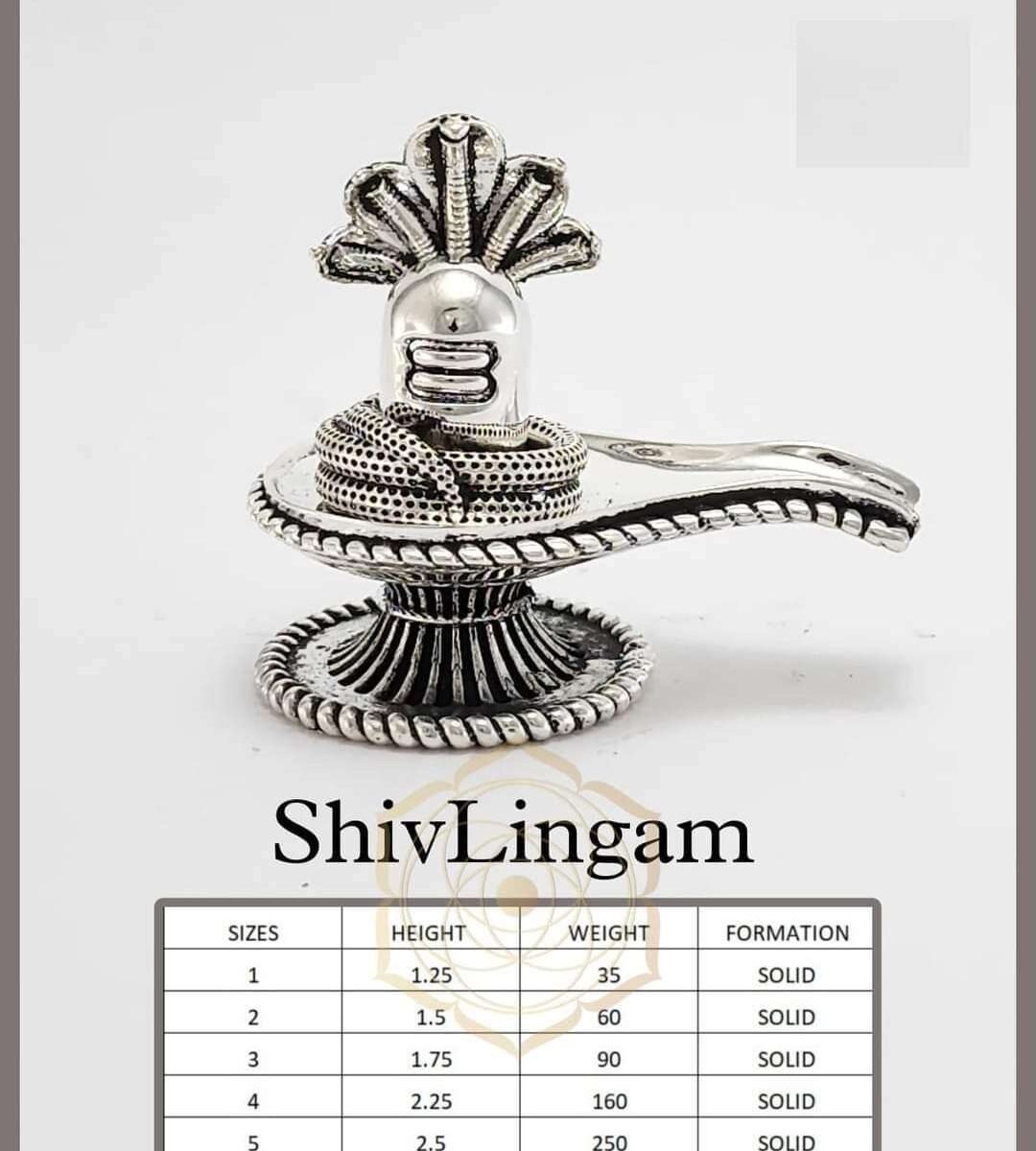 Discover the Elegance of Shivling Silver