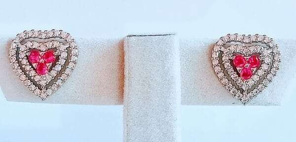 Elevate Your Collection with Sterling Silver Heart Shape Stone Tops - Image 2