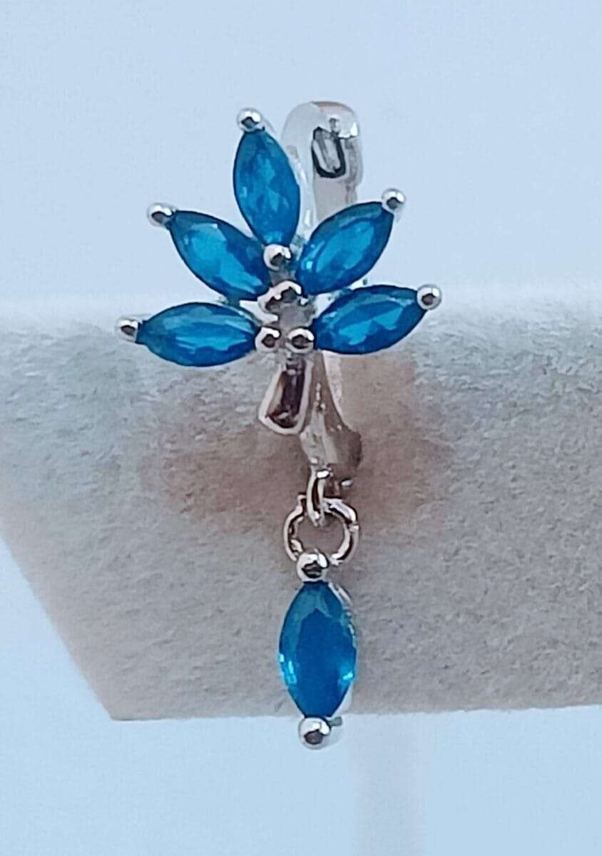 Discover the Elegance of Sterling Silver Bali Blue Stone Tops