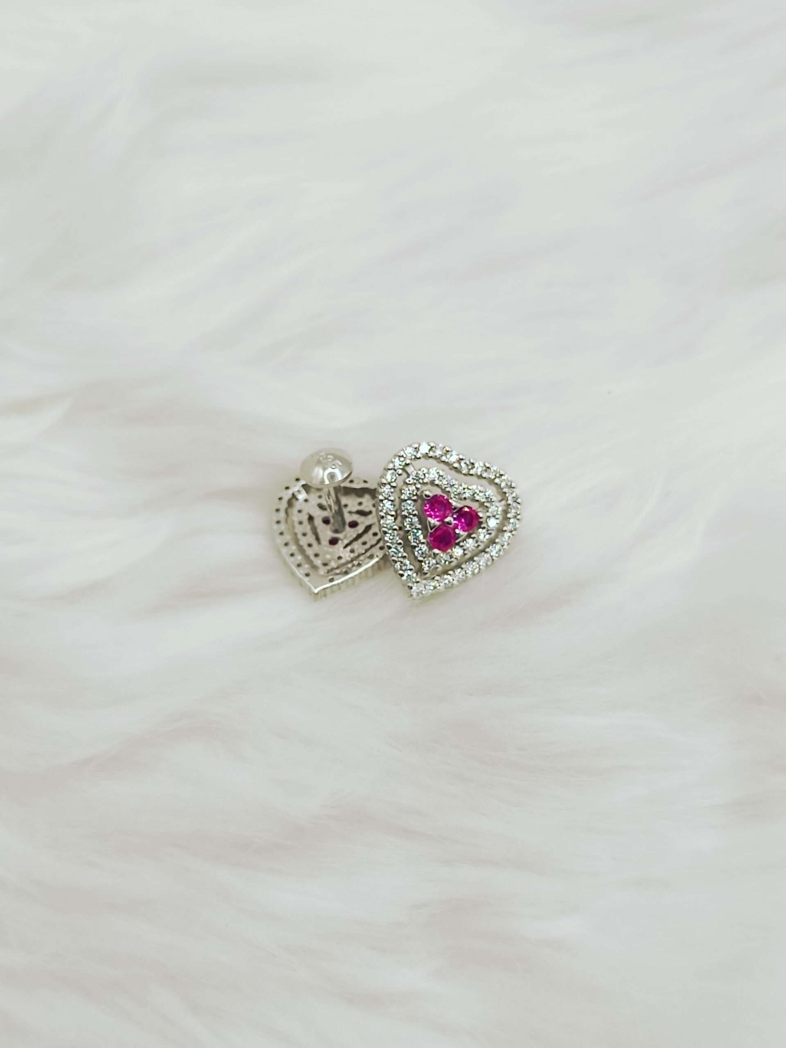 Elevate Your Collection with Sterling Silver Heart Shape Stone Tops - Image 2