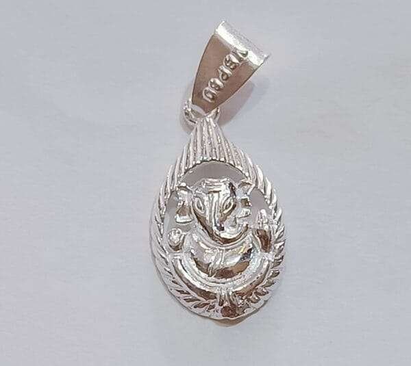 Elegance of Ganesh Ji Silver Pendant