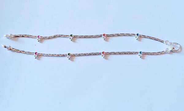 Discover the Charm of Our Lightweight Silver Payal for Kids