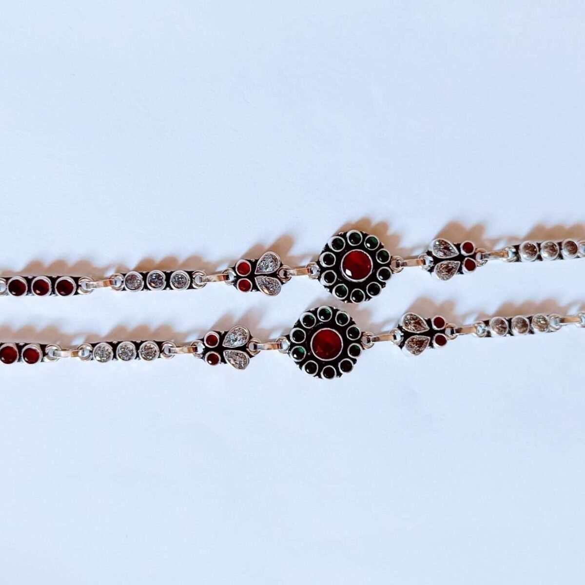 Elegant 92.5 Sterling Silver Antique Design Payal - A Timeless Accessory