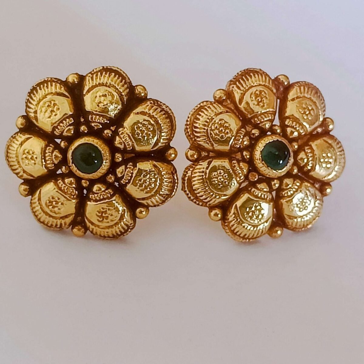 Elegant Gold Plated Silver Ear Tops: A Must-Have Accessory