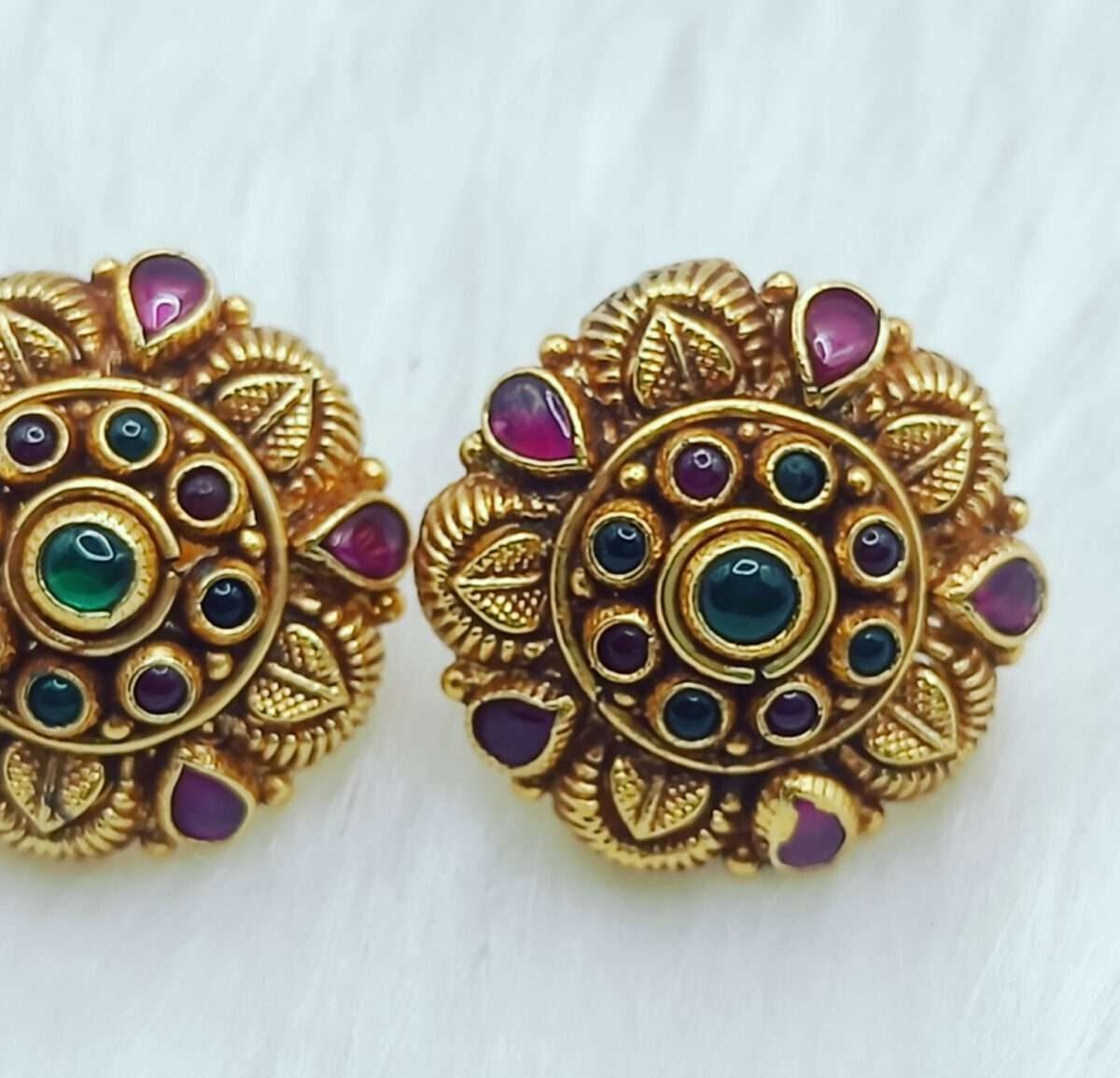 Discover the Elegance of Antique Gold Plated 92.5 Silver Tops