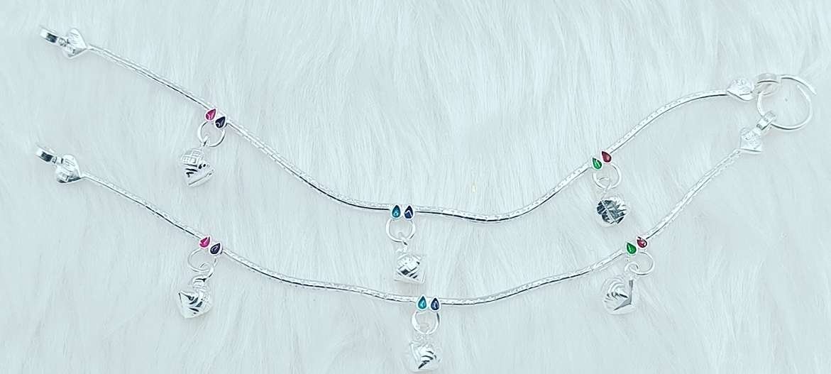 Charming Silver Payal for Kids: A Perfect Accessory