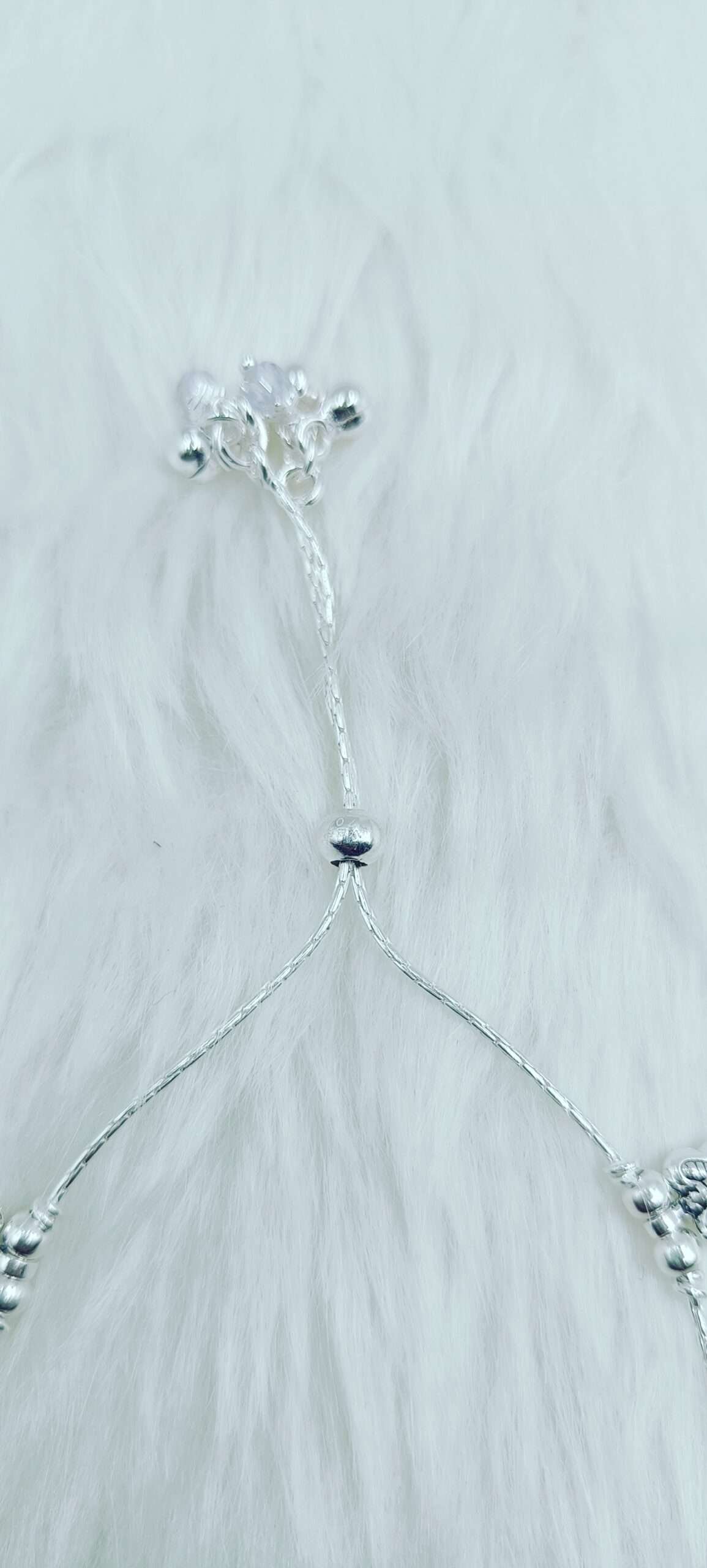 Elevate Your Style with the Adjustable Silver Butterfly Pandora Payal - Image 2