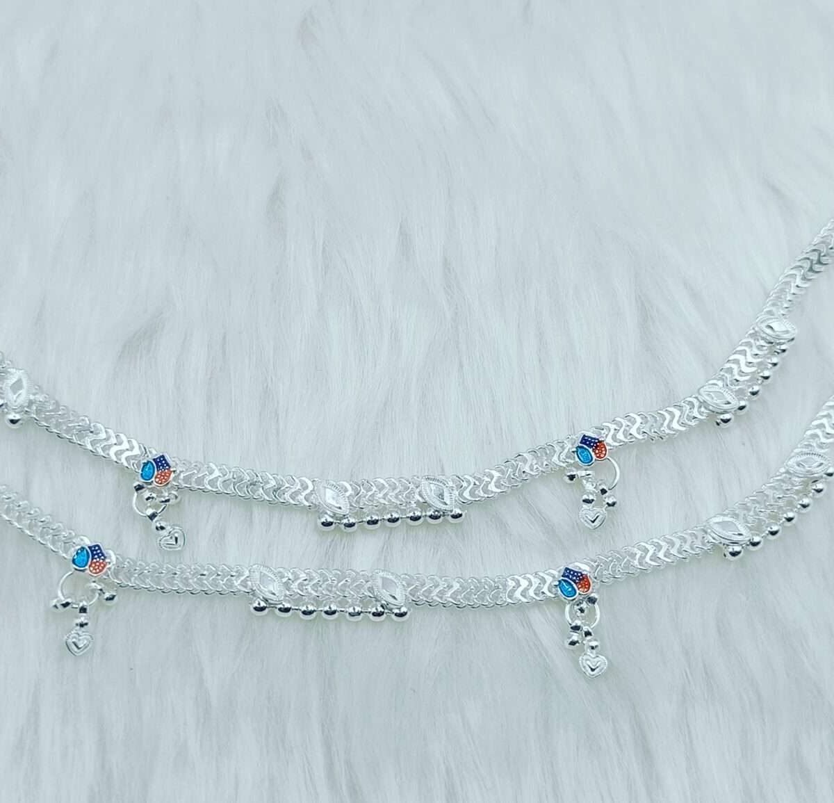 Elevate Your Bridal Look with Exquisite Silver Payals