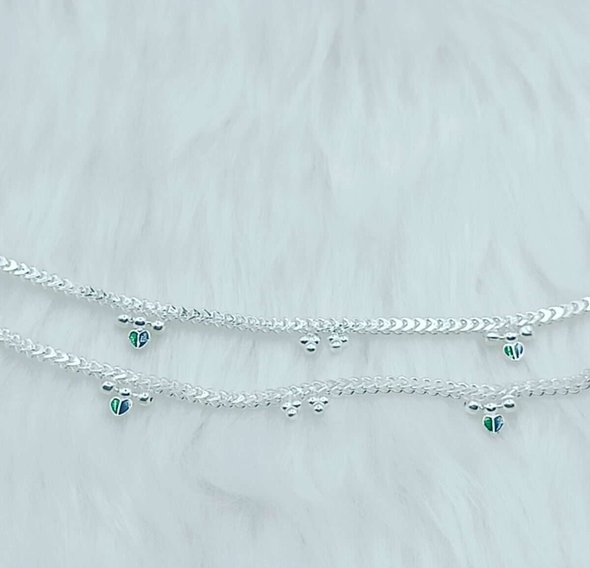 Elegant Lightweight Silver Payal for Women