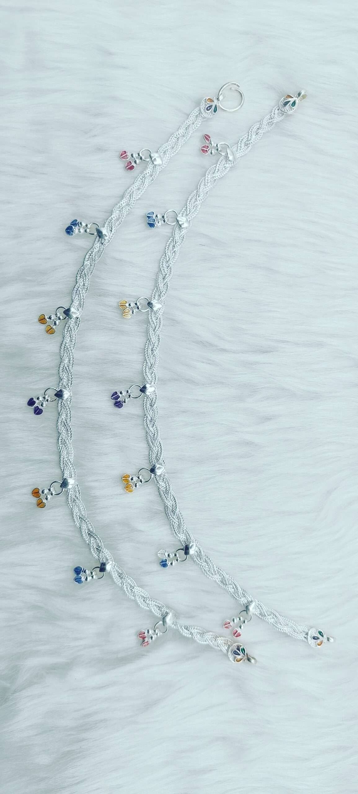 Elegance in Every Step: Silver Payal for Women - Image 2