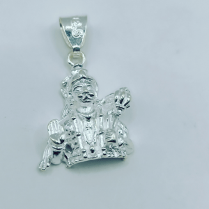 Sterling Silver Hanuman Pendant