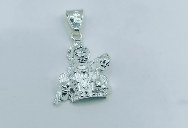 Sterling Silver Hanuman Pendant