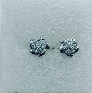 Sterling Silver Stone Studs