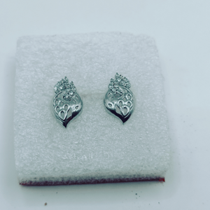 Elegant Sterling Silver Studs