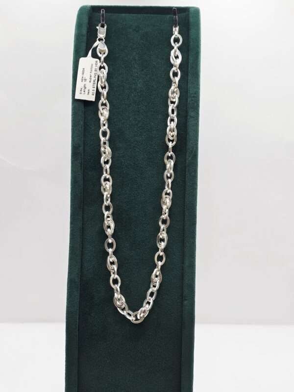 Hollow Silver 925 Ring Chain