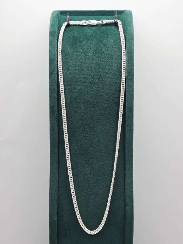 925 Sterling Silver Spiral Chain for Men