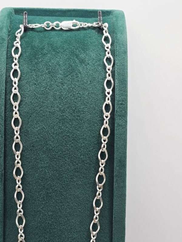 925 Sterling Silver Antique Design Chain - Image 2