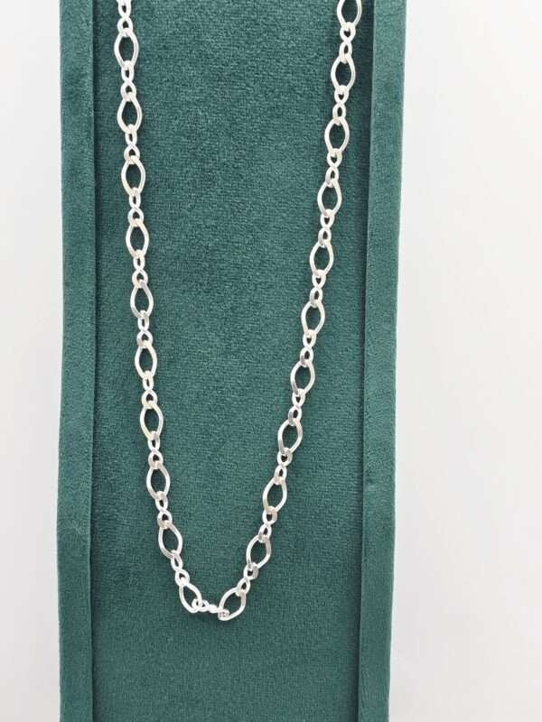 925 Sterling Silver Antique Design Chain - Image 3