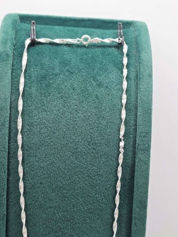 Spiral Silver 92.5 Chain For Men - Image 2