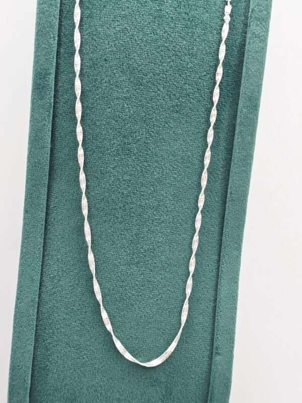 Spiral Silver 92.5 Chain For Men - Image 3