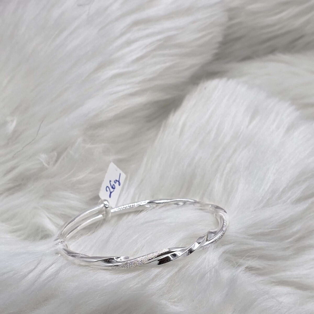 9999 Silver Freesize Kada