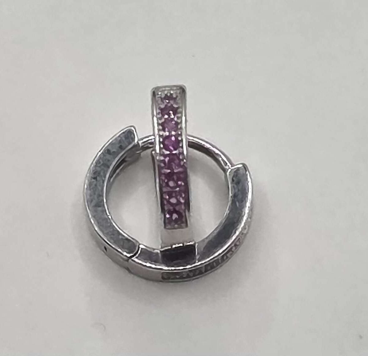 925 Silver Purple Rhodium Rings