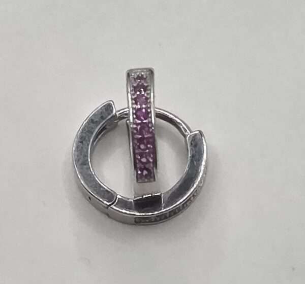 925 Silver Purple Rhodium Rings