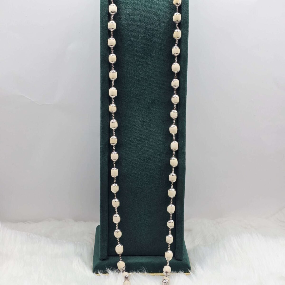 Silver Tulsi Jap Mala