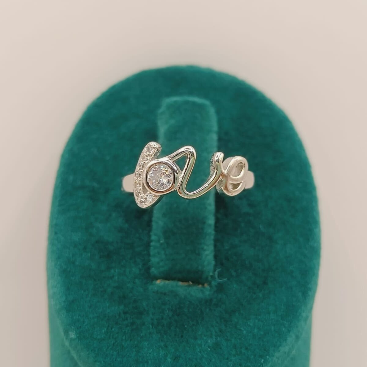 Elegant Love Sterling Silver Ring