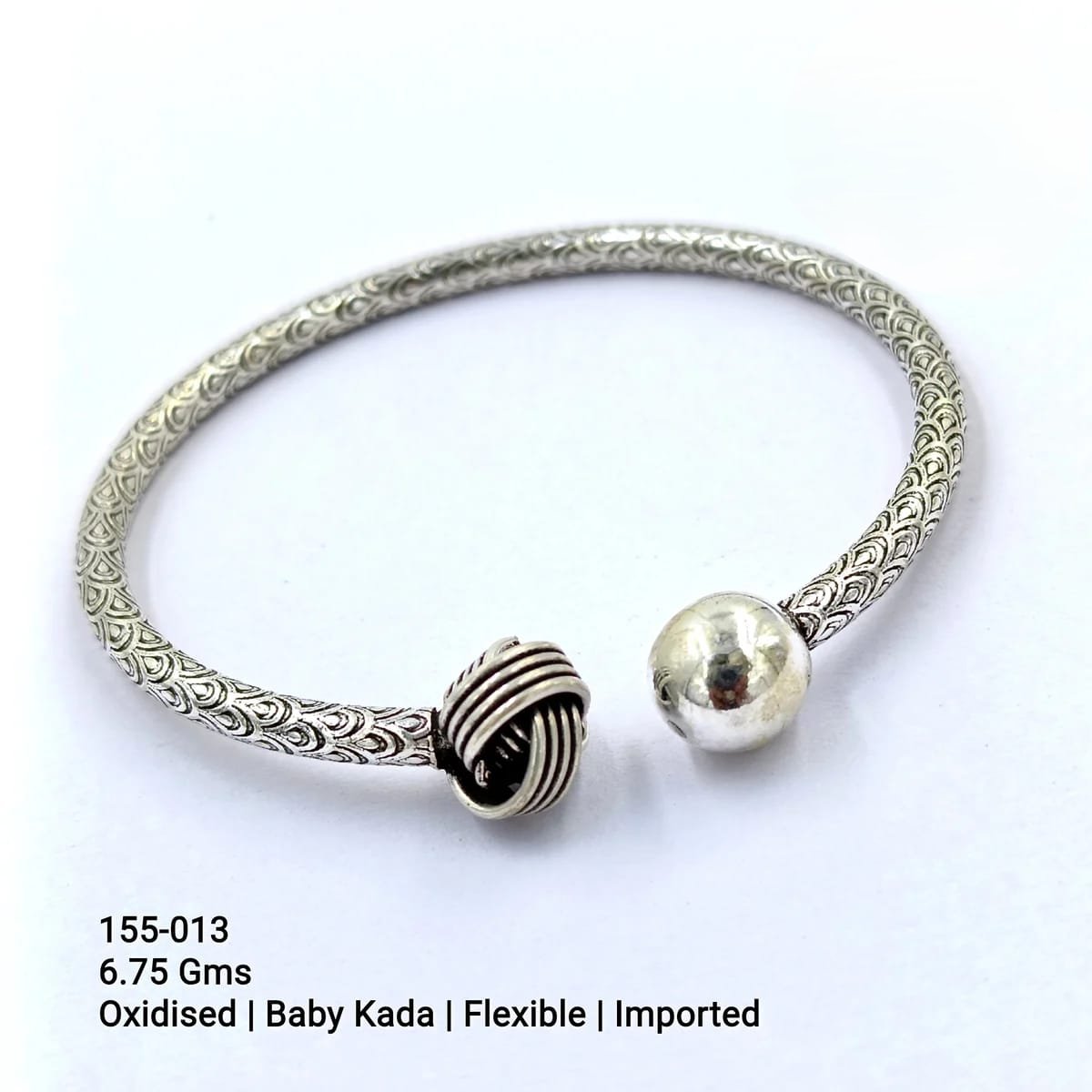 925 Silver Baby Adjustable Kada
