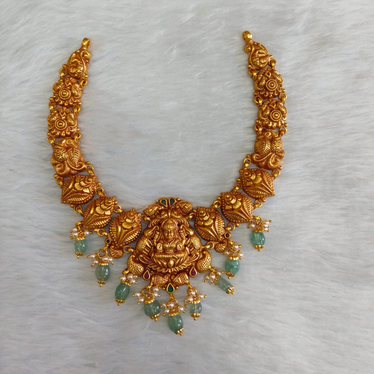 Silver 925 Temple Jewellery Necklace