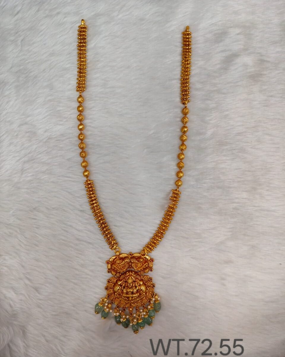 Silver 925 Temple Jewellery Necklace