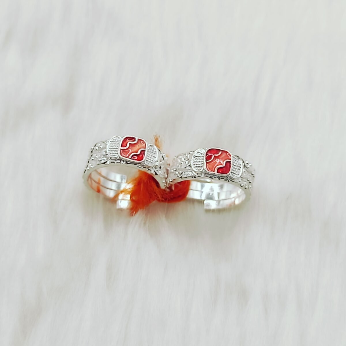 Elegant Silver Vintage Toe Rings