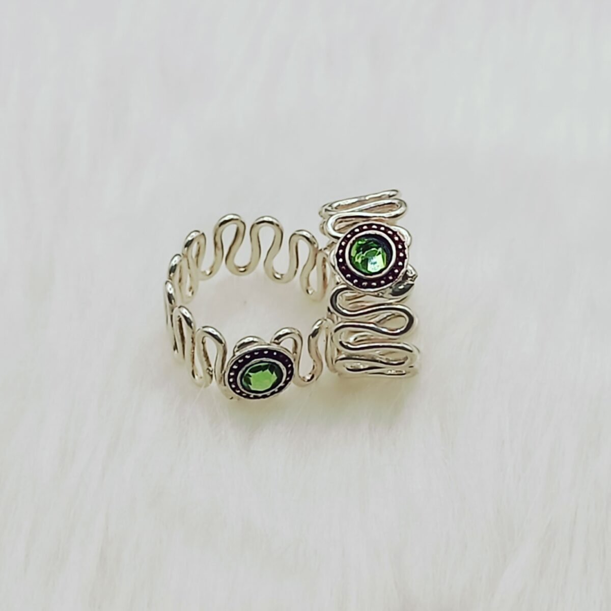 Unique Design Silver Toe Rings