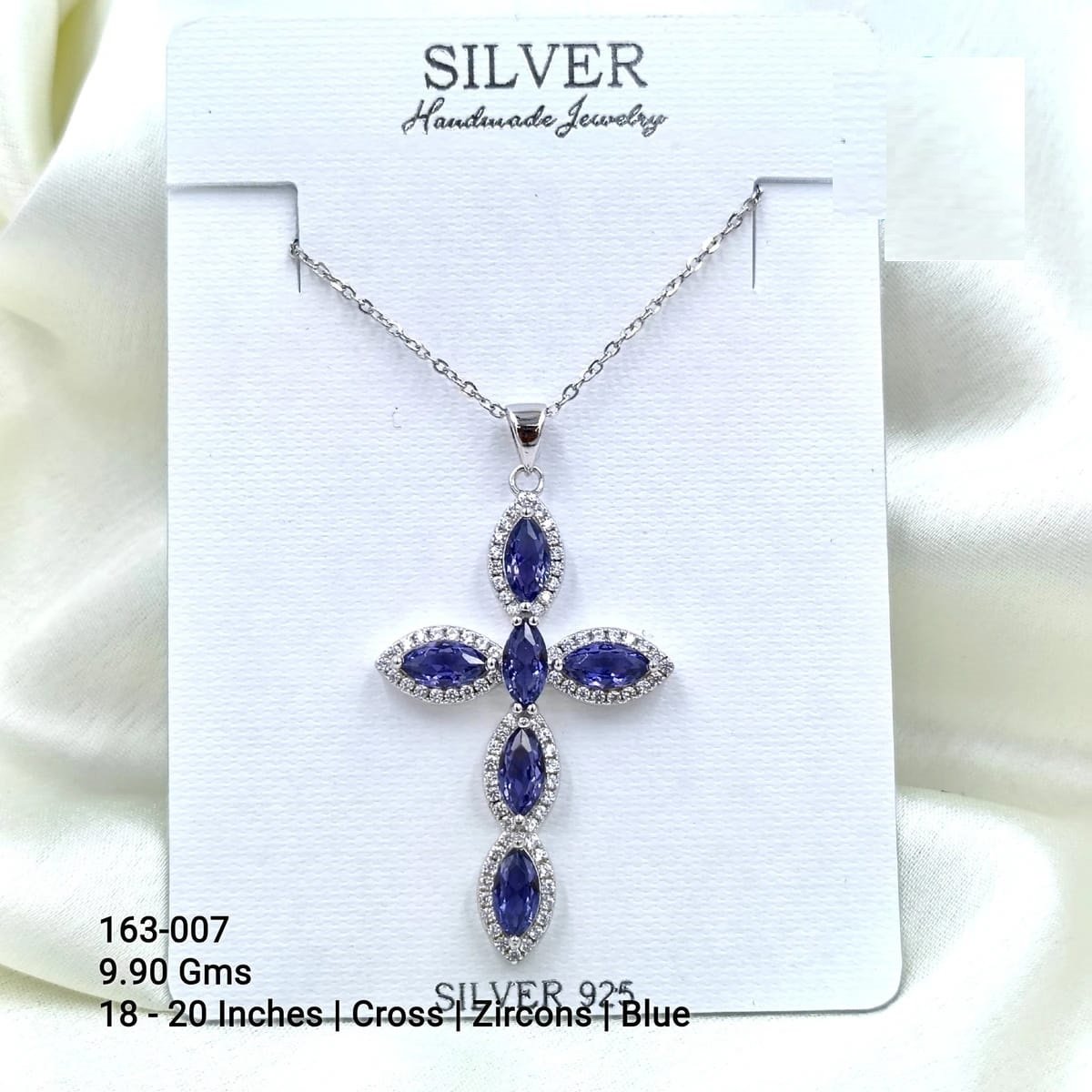Sterling Silver Bluestone Pendant