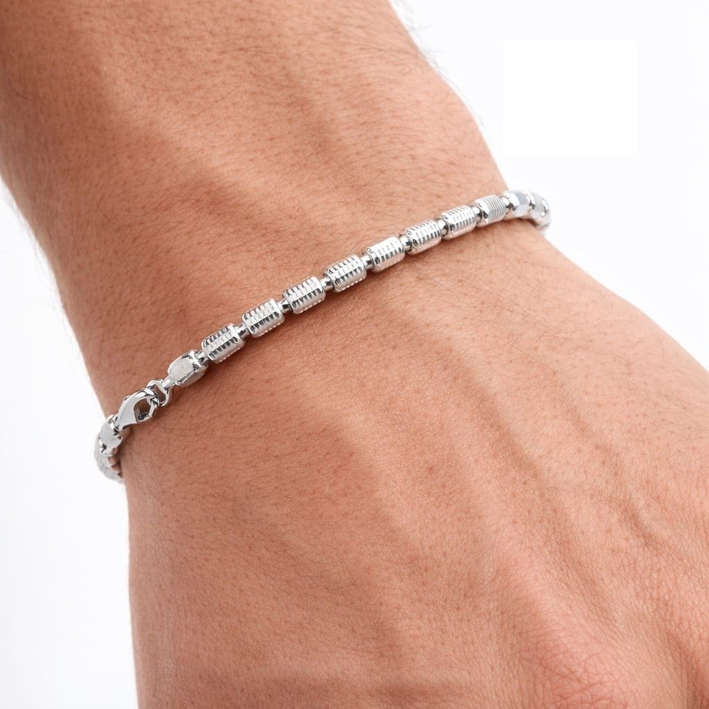925 Sterling Silver Men's Italian Bracelets