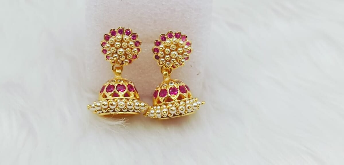 Silver Gold Plated Bellimoda Jumka