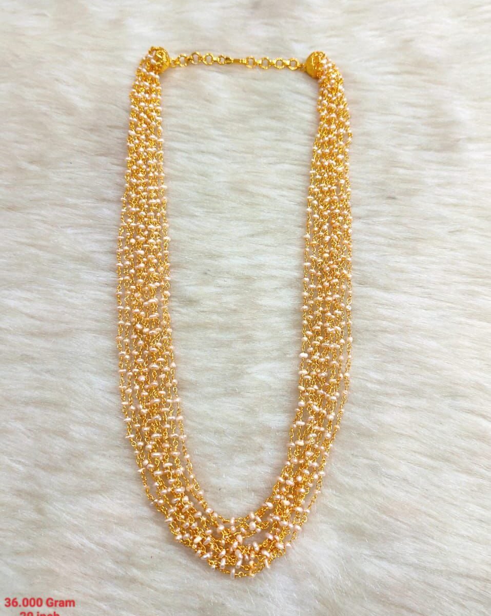 Silver 925 Gold Plated Pearl Har